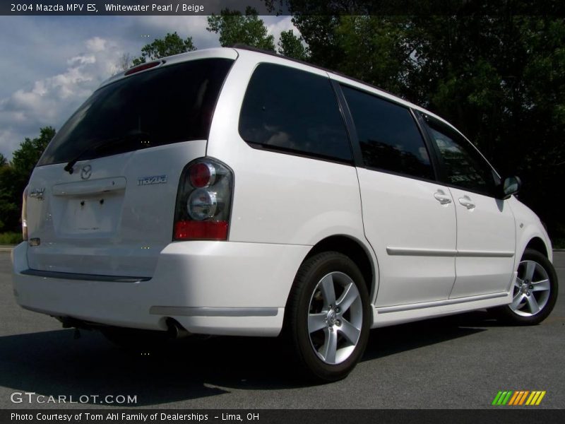 Whitewater Pearl / Beige 2004 Mazda MPV ES