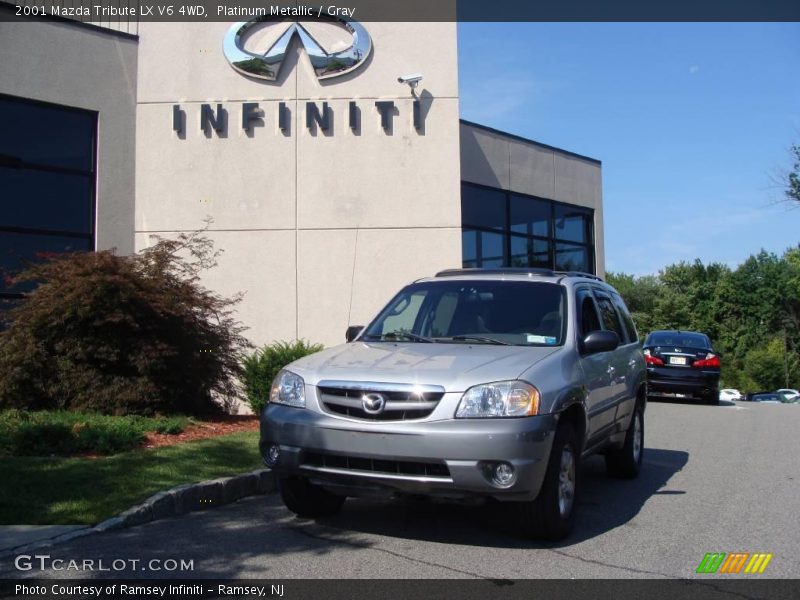 Platinum Metallic / Gray 2001 Mazda Tribute LX V6 4WD