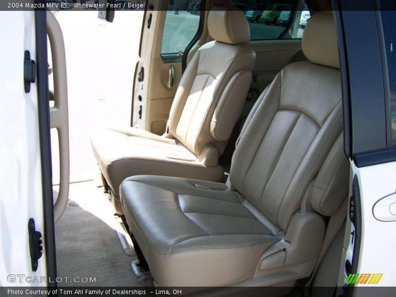 Whitewater Pearl / Beige 2004 Mazda MPV ES