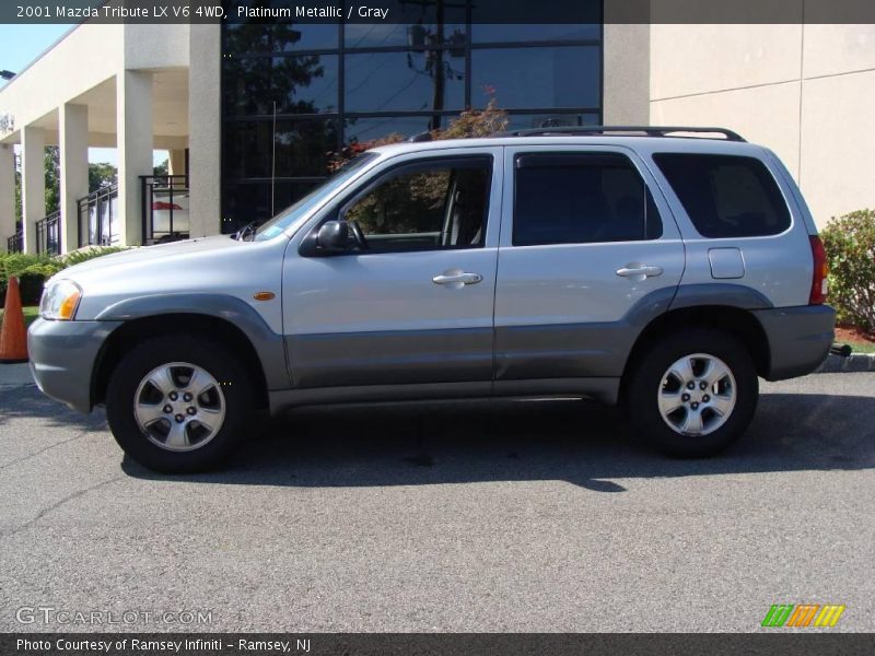Platinum Metallic / Gray 2001 Mazda Tribute LX V6 4WD