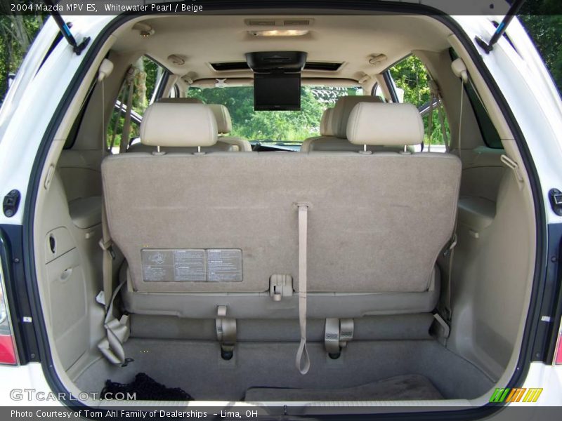 Whitewater Pearl / Beige 2004 Mazda MPV ES
