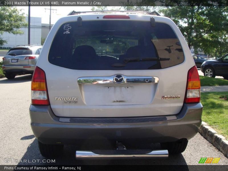 Platinum Metallic / Gray 2001 Mazda Tribute LX V6 4WD