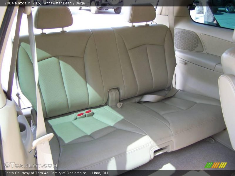 Whitewater Pearl / Beige 2004 Mazda MPV ES