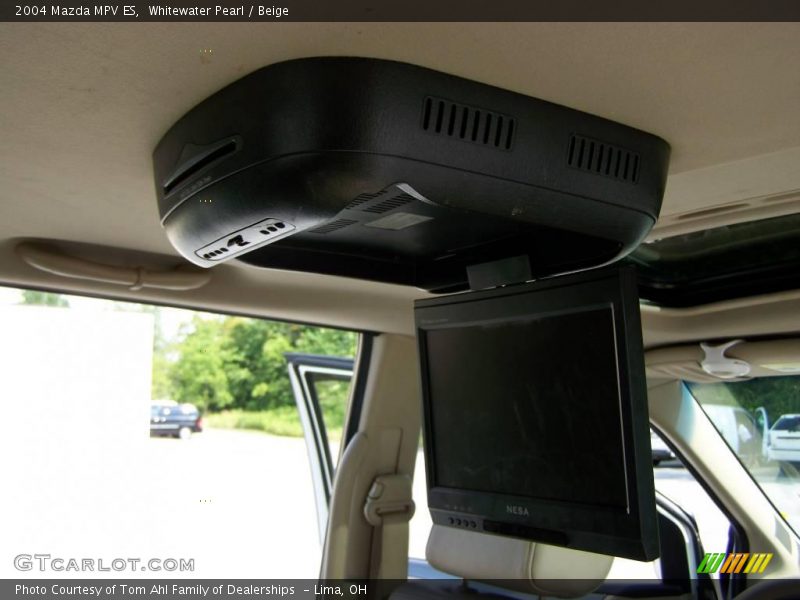 Whitewater Pearl / Beige 2004 Mazda MPV ES