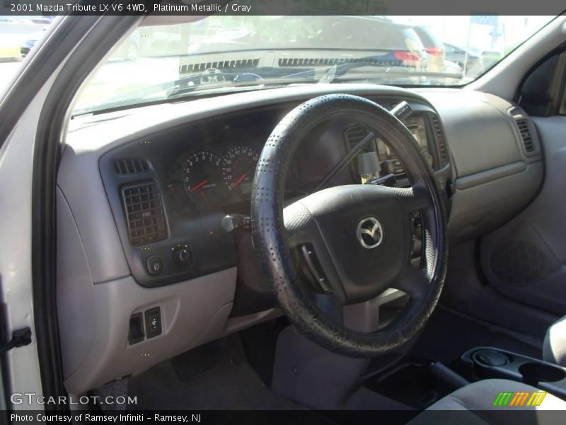 Platinum Metallic / Gray 2001 Mazda Tribute LX V6 4WD
