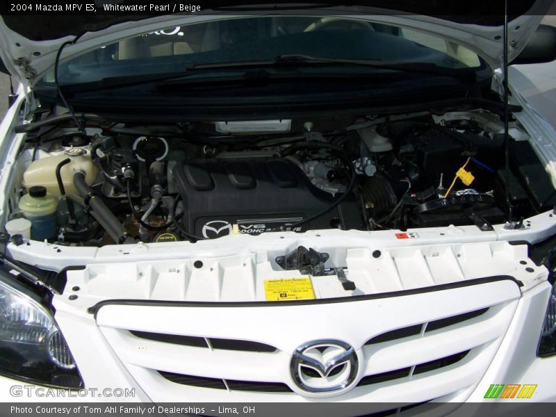 Whitewater Pearl / Beige 2004 Mazda MPV ES
