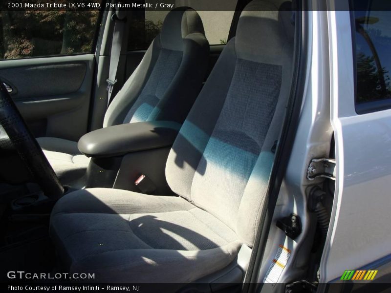 Platinum Metallic / Gray 2001 Mazda Tribute LX V6 4WD