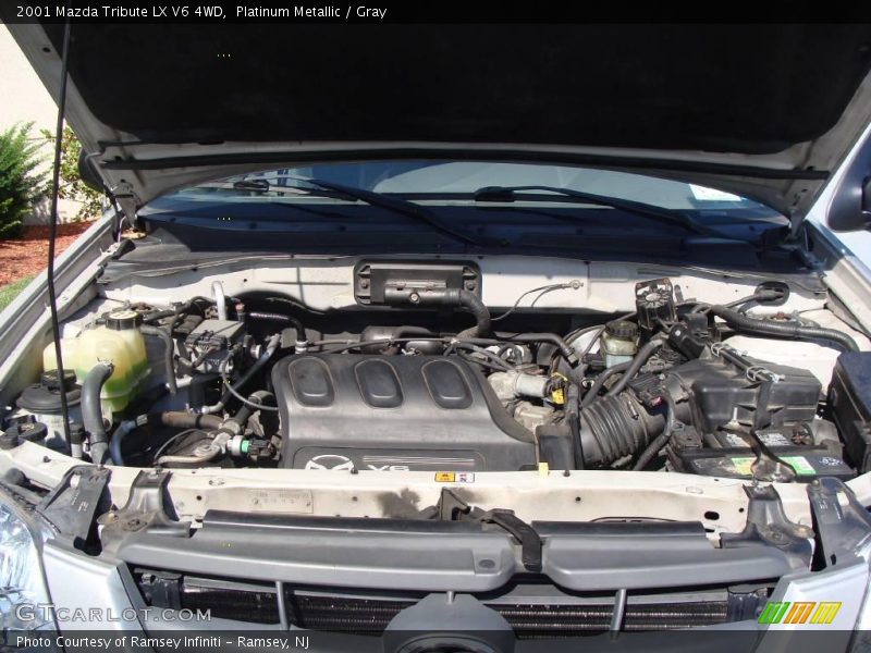 Platinum Metallic / Gray 2001 Mazda Tribute LX V6 4WD