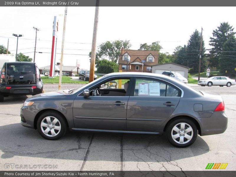 Midnight Gray / Gray 2009 Kia Optima LX