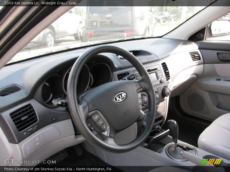 Midnight Gray / Gray 2009 Kia Optima LX