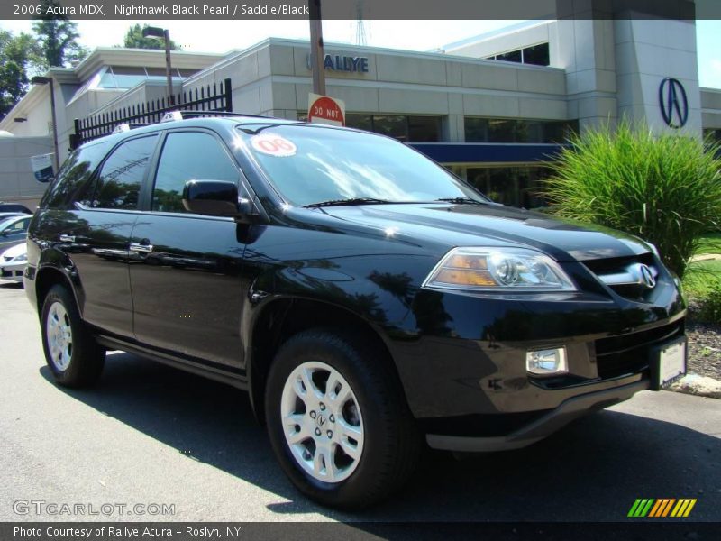 Nighthawk Black Pearl / Saddle/Black 2006 Acura MDX