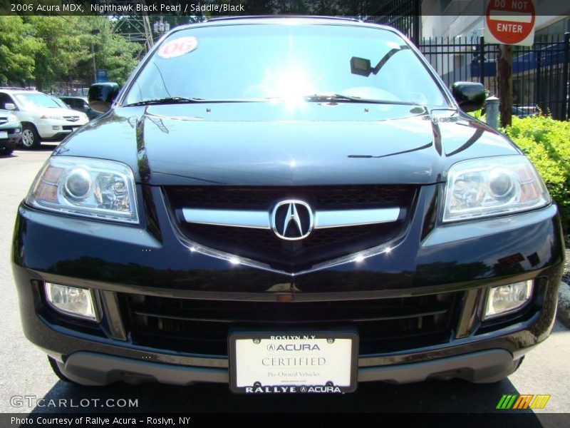 Nighthawk Black Pearl / Saddle/Black 2006 Acura MDX