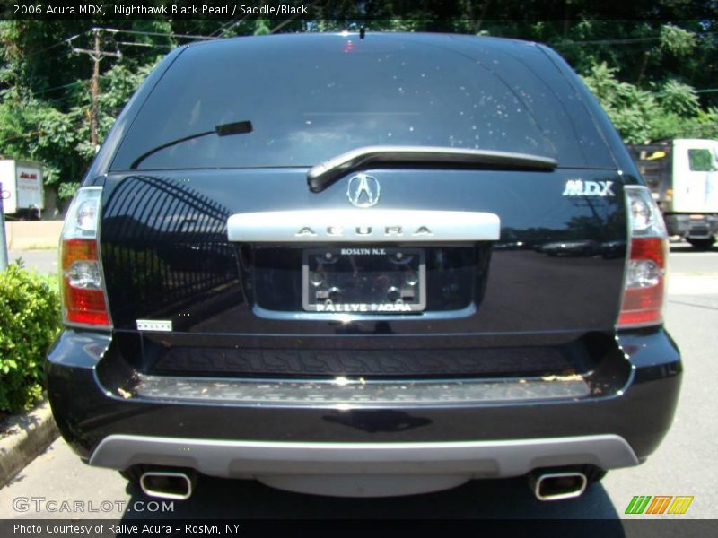 Nighthawk Black Pearl / Saddle/Black 2006 Acura MDX