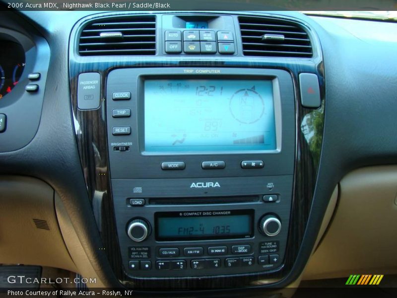 Nighthawk Black Pearl / Saddle/Black 2006 Acura MDX