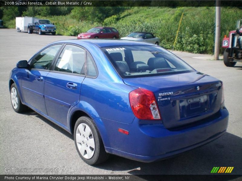 Cobalt Blue Metallic / Grey 2008 Suzuki Forenza