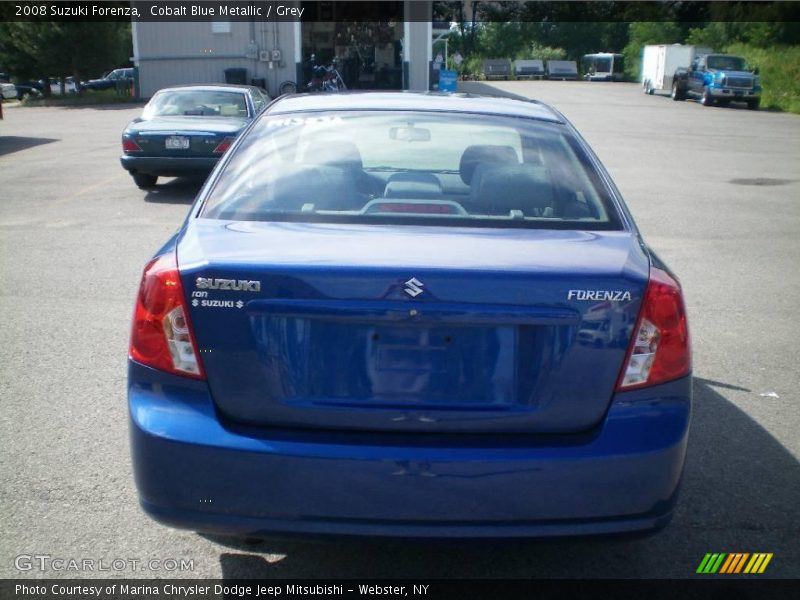 Cobalt Blue Metallic / Grey 2008 Suzuki Forenza