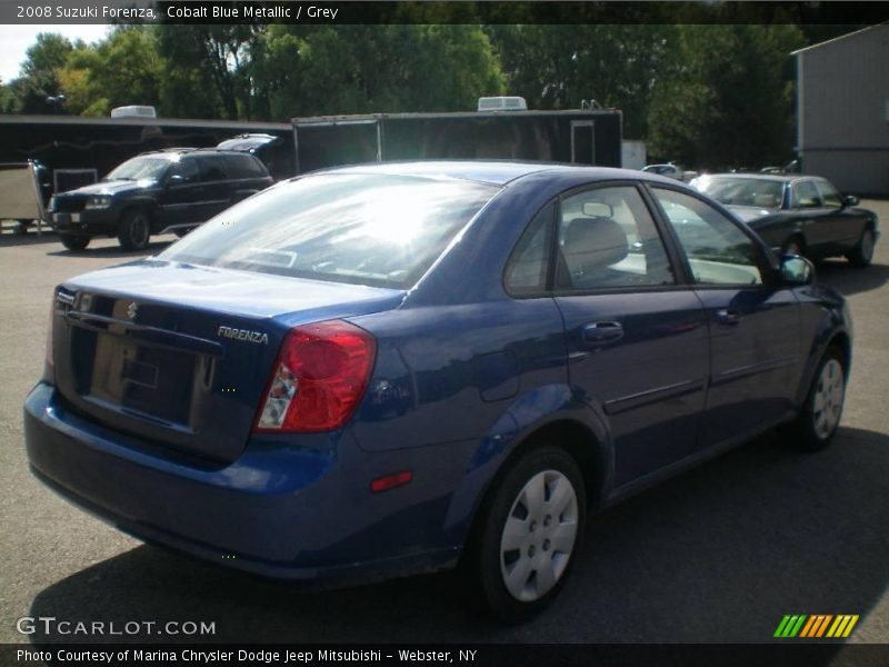 Cobalt Blue Metallic / Grey 2008 Suzuki Forenza
