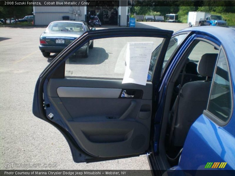Cobalt Blue Metallic / Grey 2008 Suzuki Forenza
