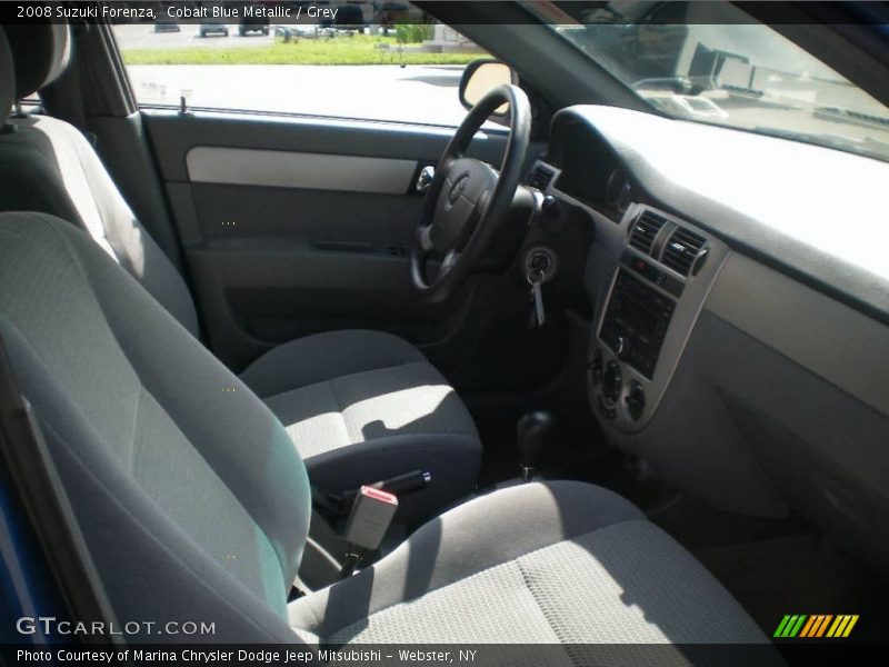 Cobalt Blue Metallic / Grey 2008 Suzuki Forenza
