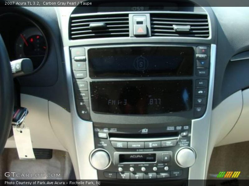 Carbon Gray Pearl / Taupe 2007 Acura TL 3.2