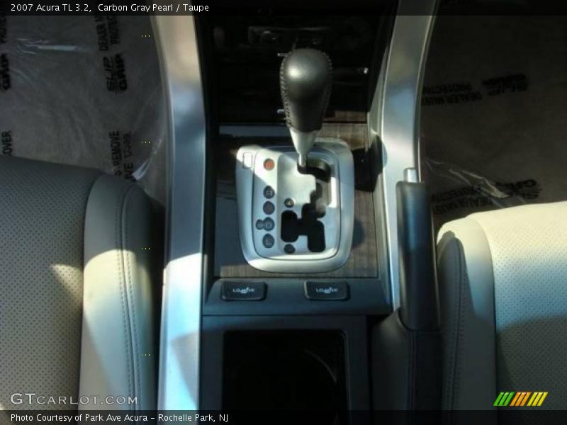 Carbon Gray Pearl / Taupe 2007 Acura TL 3.2