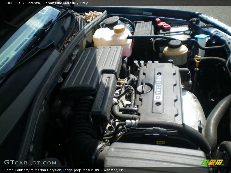 Cobalt Blue Metallic / Grey 2008 Suzuki Forenza