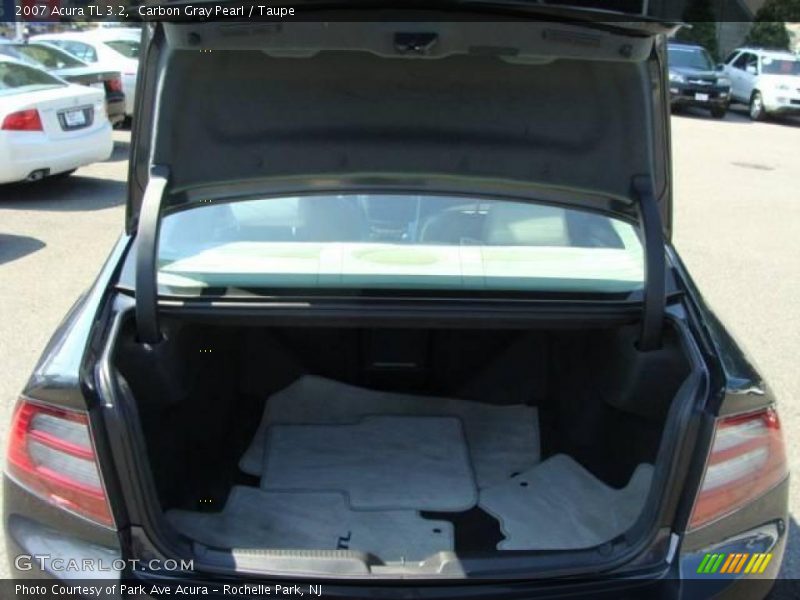 Carbon Gray Pearl / Taupe 2007 Acura TL 3.2