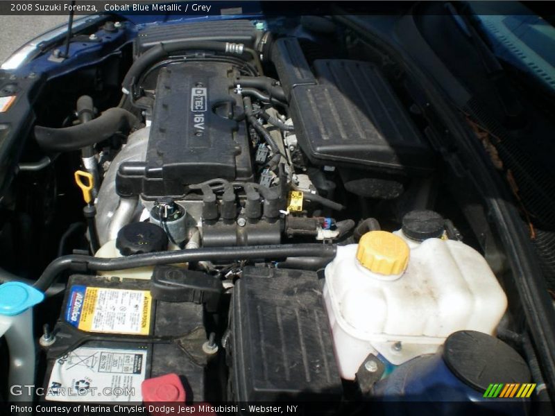 Cobalt Blue Metallic / Grey 2008 Suzuki Forenza