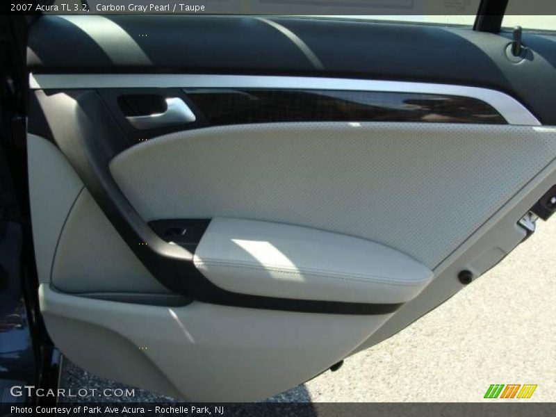Carbon Gray Pearl / Taupe 2007 Acura TL 3.2