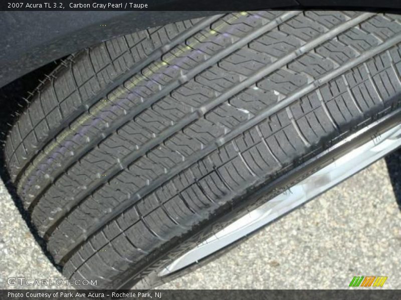 Carbon Gray Pearl / Taupe 2007 Acura TL 3.2