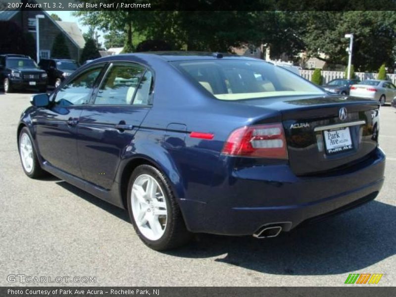 Royal Blue Pearl / Parchment 2007 Acura TL 3.2