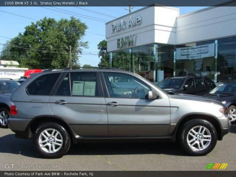 Stratus Grey Metallic / Black 2006 BMW X5 3.0i