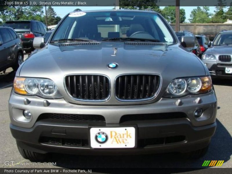 Stratus Grey Metallic / Black 2006 BMW X5 3.0i