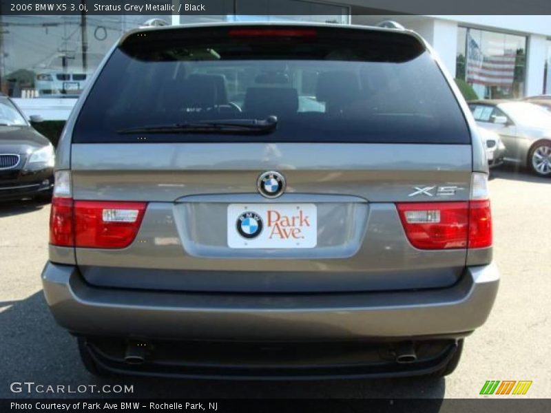 Stratus Grey Metallic / Black 2006 BMW X5 3.0i