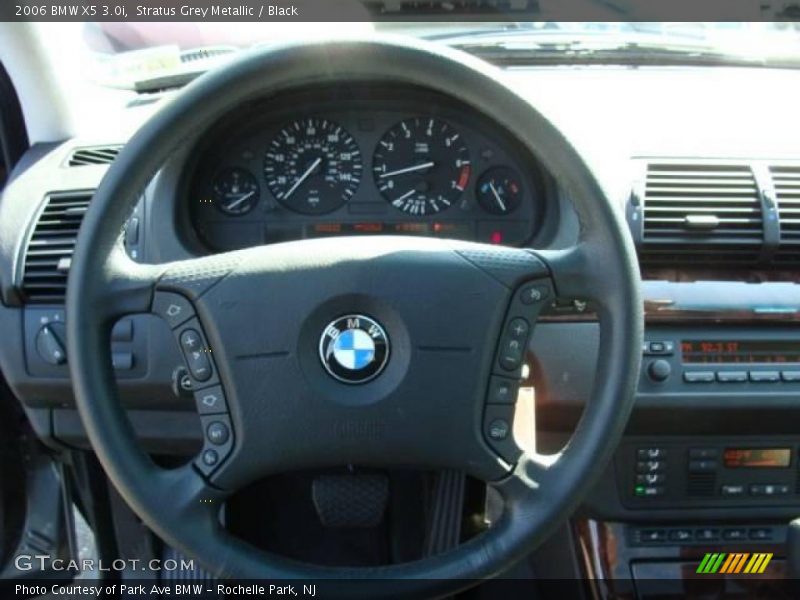 Stratus Grey Metallic / Black 2006 BMW X5 3.0i