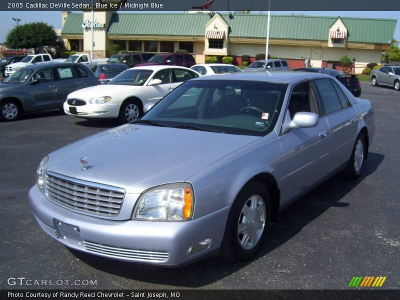 Blue Ice / Midnight Blue 2005 Cadillac DeVille Sedan