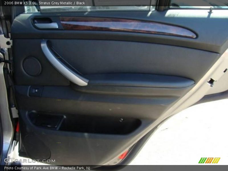 Stratus Grey Metallic / Black 2006 BMW X5 3.0i