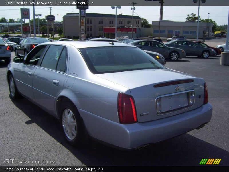 Blue Ice / Midnight Blue 2005 Cadillac DeVille Sedan