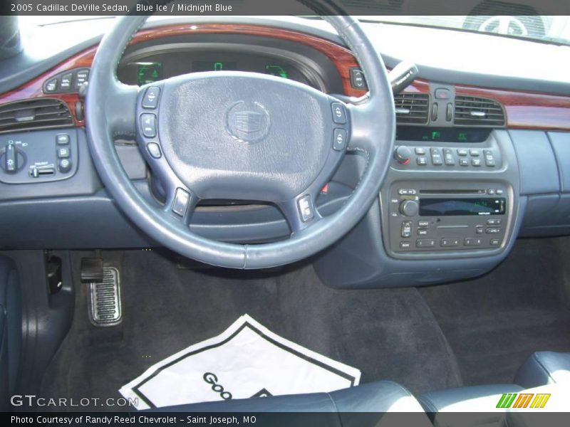 Blue Ice / Midnight Blue 2005 Cadillac DeVille Sedan