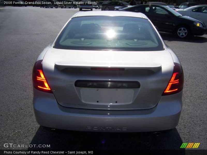 Liquid Silver Metallic / Ebony 2008 Pontiac Grand Prix Sedan