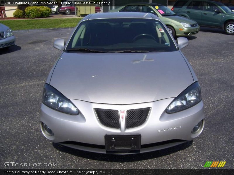 Liquid Silver Metallic / Ebony 2008 Pontiac Grand Prix Sedan