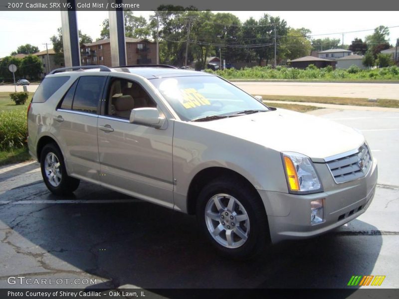 Gold Mist / Cashmere 2007 Cadillac SRX V6