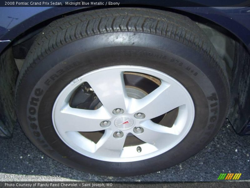 Midnight Blue Metallic / Ebony 2008 Pontiac Grand Prix Sedan
