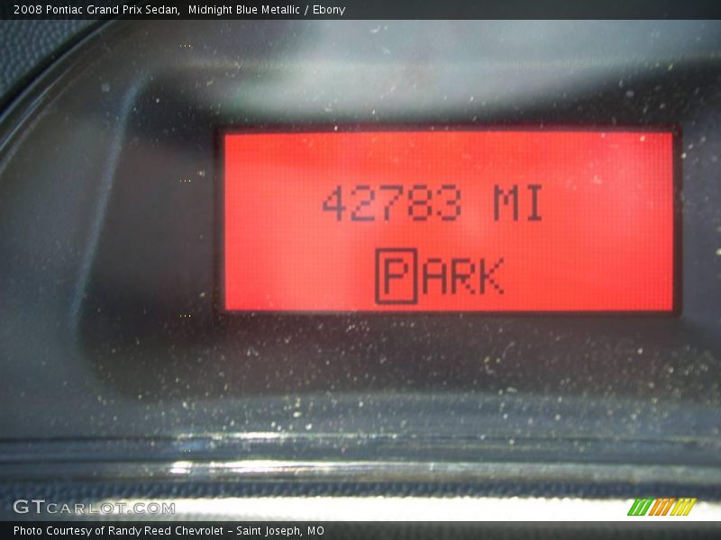 Midnight Blue Metallic / Ebony 2008 Pontiac Grand Prix Sedan