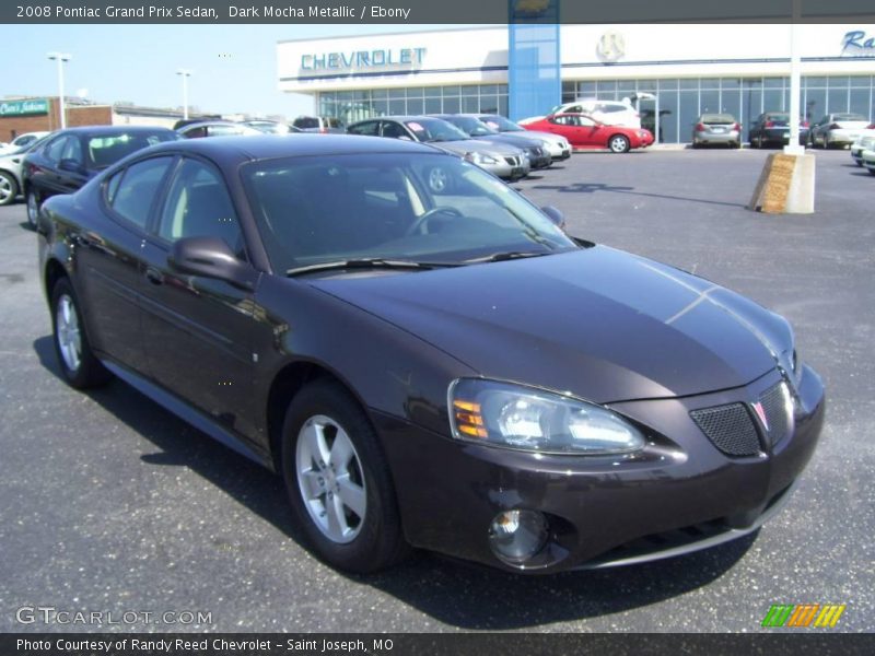 Dark Mocha Metallic / Ebony 2008 Pontiac Grand Prix Sedan