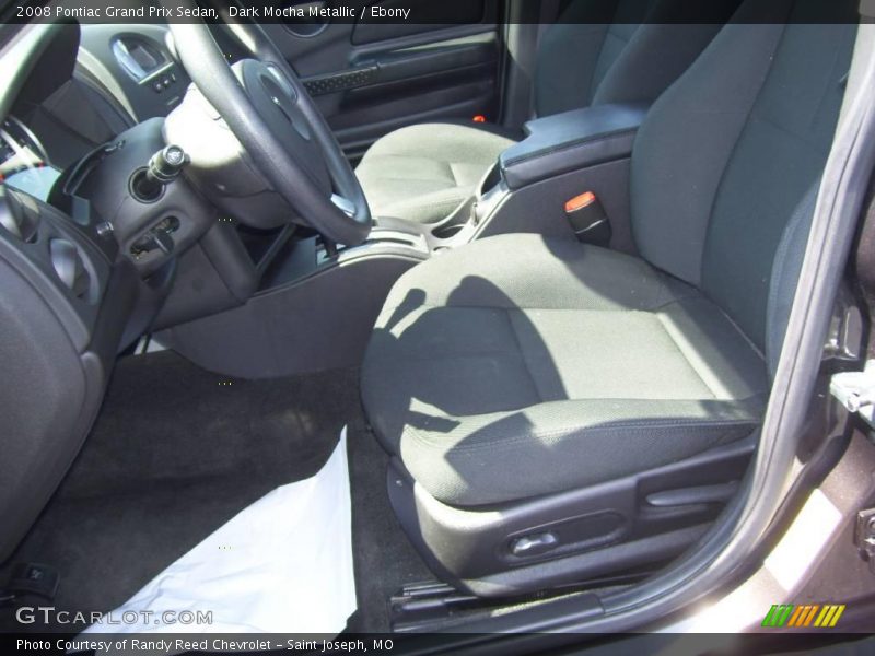 Dark Mocha Metallic / Ebony 2008 Pontiac Grand Prix Sedan