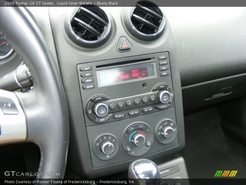 Liquid Silver Metallic / Ebony Black 2008 Pontiac G6 GT Sedan