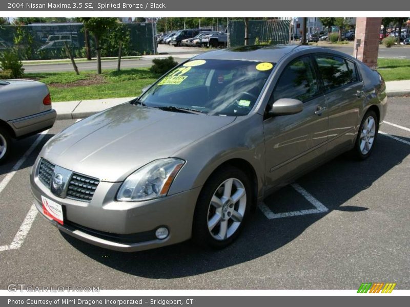 Spirited Bronze / Black 2004 Nissan Maxima 3.5 SE