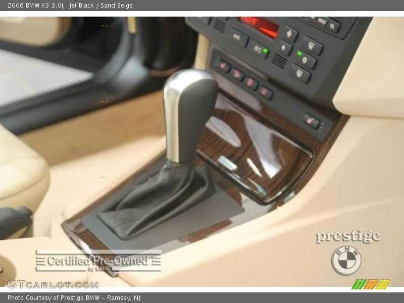 Jet Black / Sand Beige 2006 BMW X3 3.0i