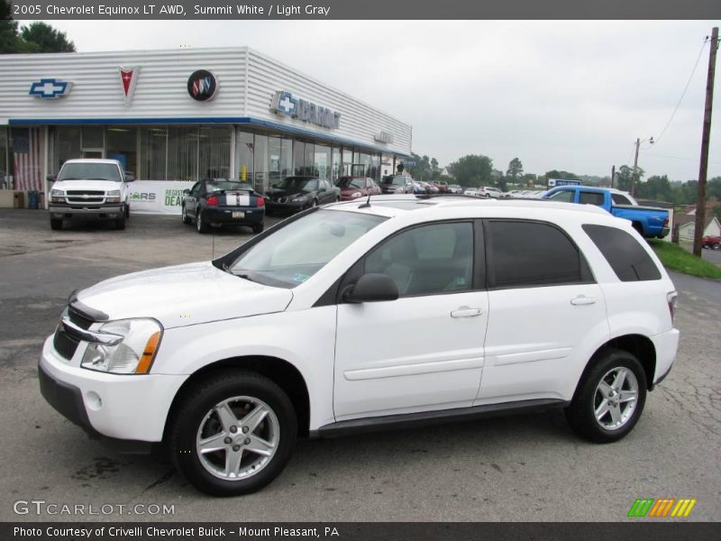 Summit White / Light Gray 2005 Chevrolet Equinox LT AWD